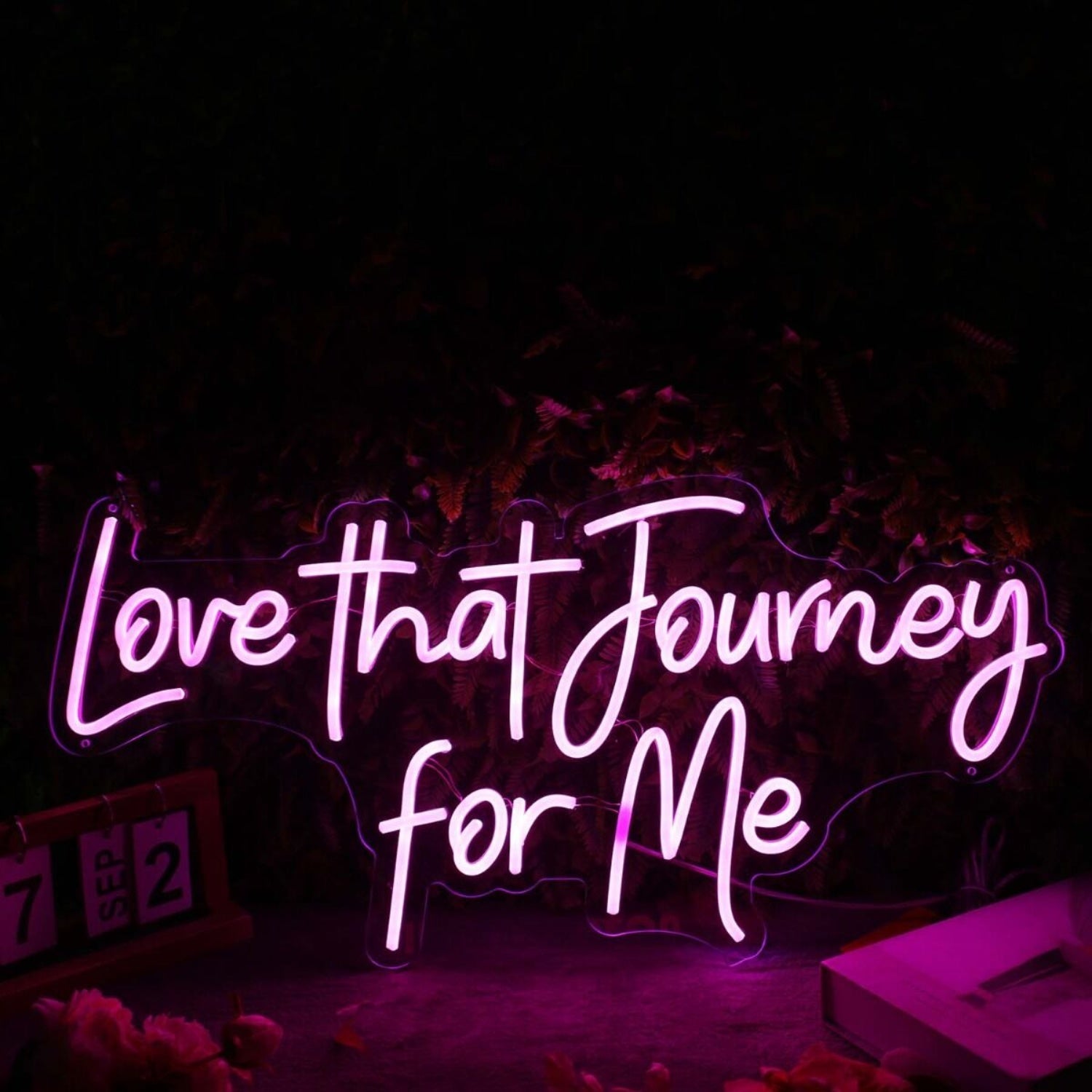 Love That Journey For Me Purple Led Neon Sign - Shineneon