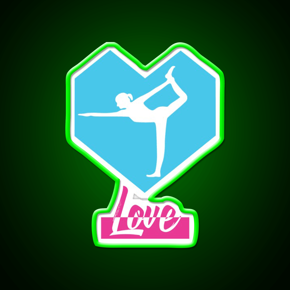 Love Yoga Led Neon Sign For Wellness Space Rgb Color - Shineneon