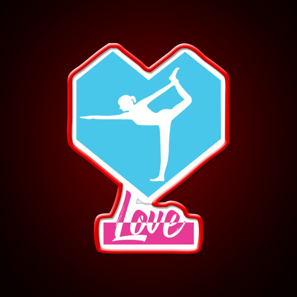 Love Yoga Led Neon Sign For Wellness Space Rgb Color - Shineneon