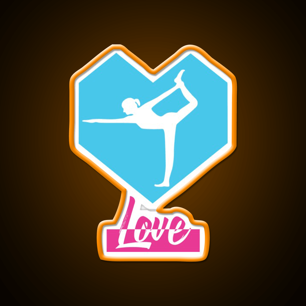 Love Yoga Led Neon Sign For Wellness Space Rgb Color - Shineneon