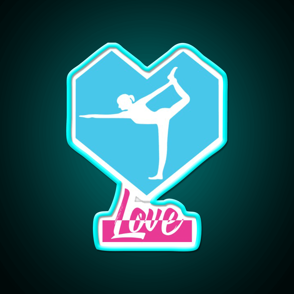 Love Yoga Led Neon Sign For Wellness Space Rgb Color - Shineneon