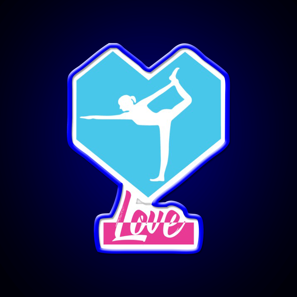 Love Yoga Led Neon Sign For Wellness Space Rgb Color - Shineneon
