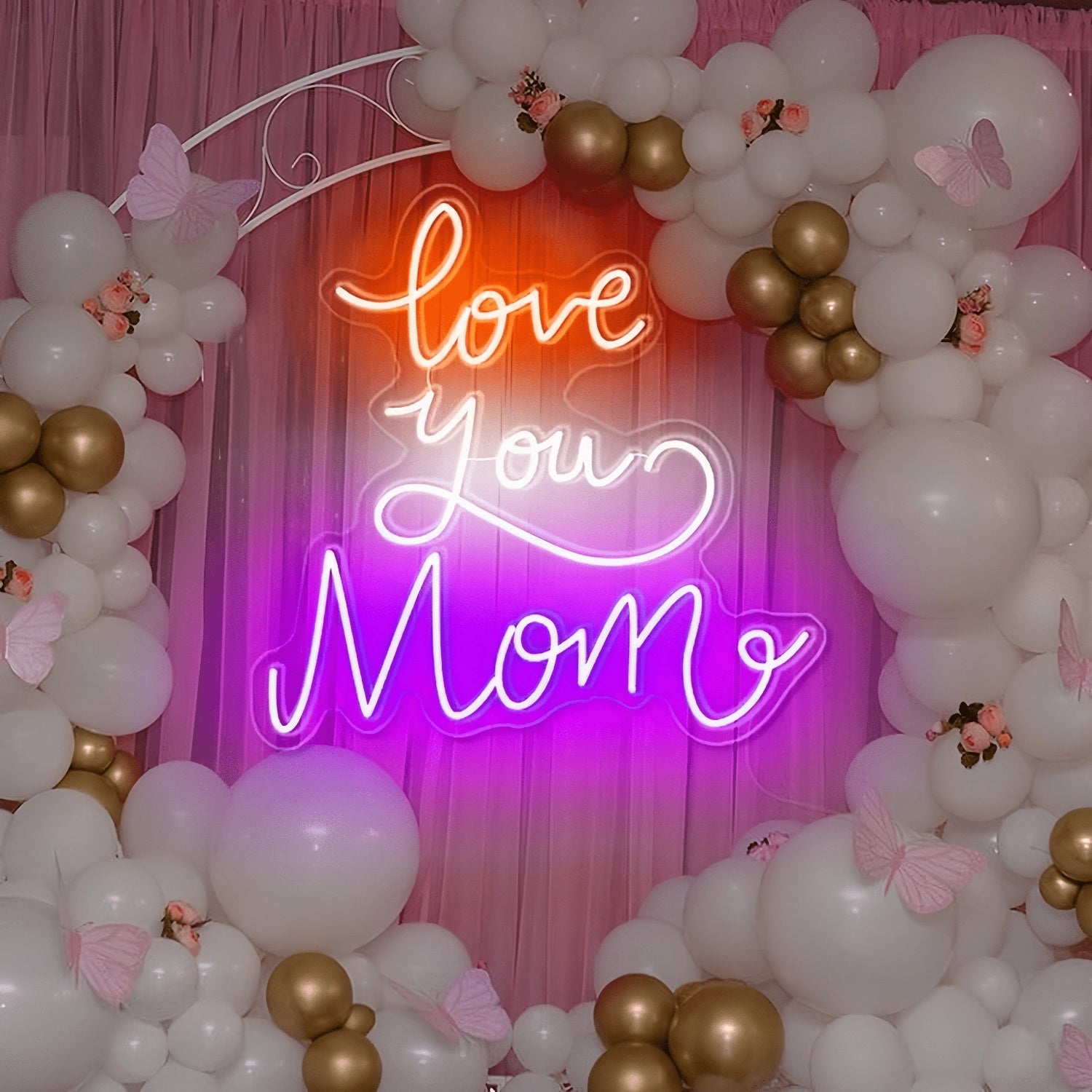 Love You Mom Neon Sign Brighten Moms Day | Shineneon