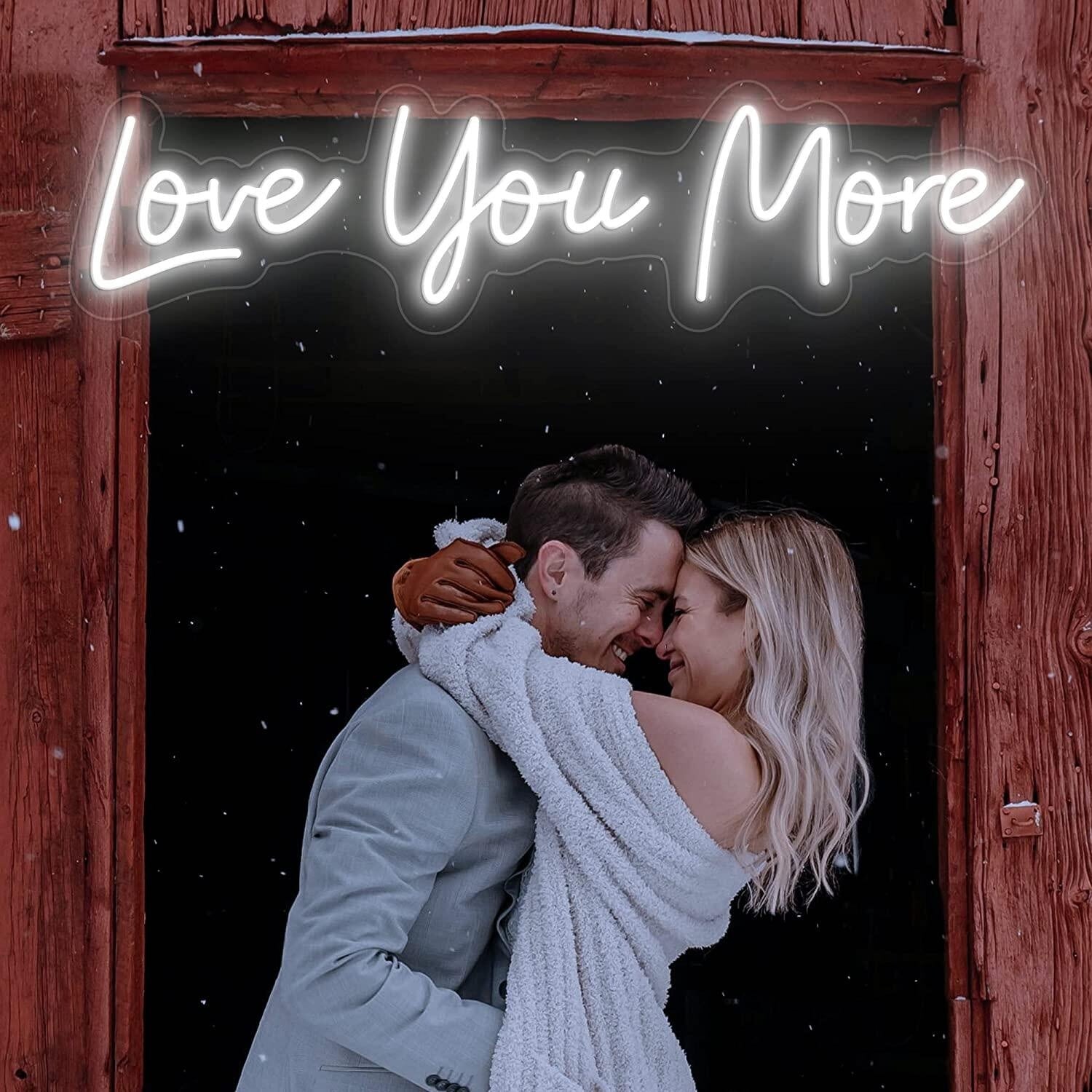 Love You More Led Neon Light Sign | Shineneon