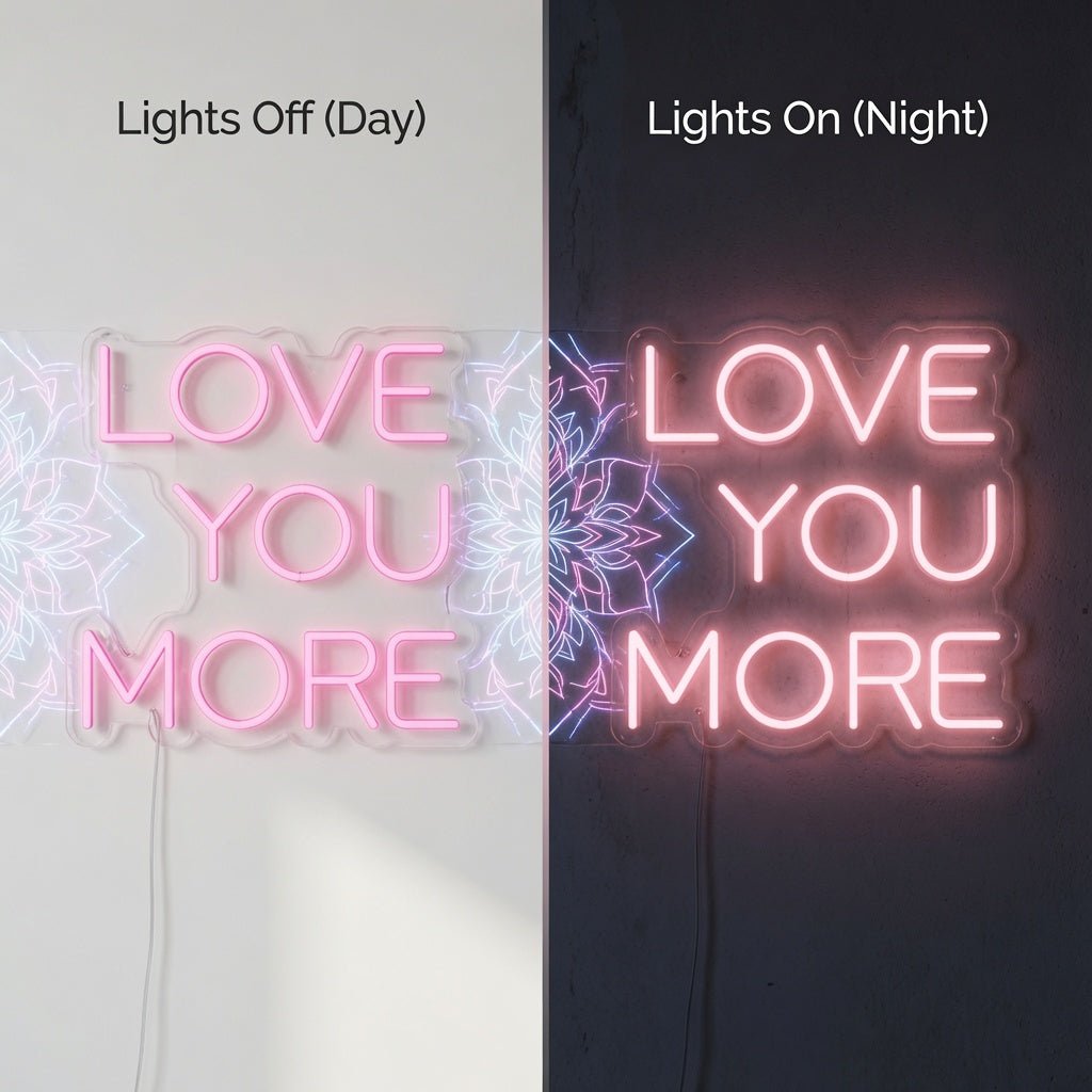 Love You More LED Neon Sign Home Decor - Shineneon