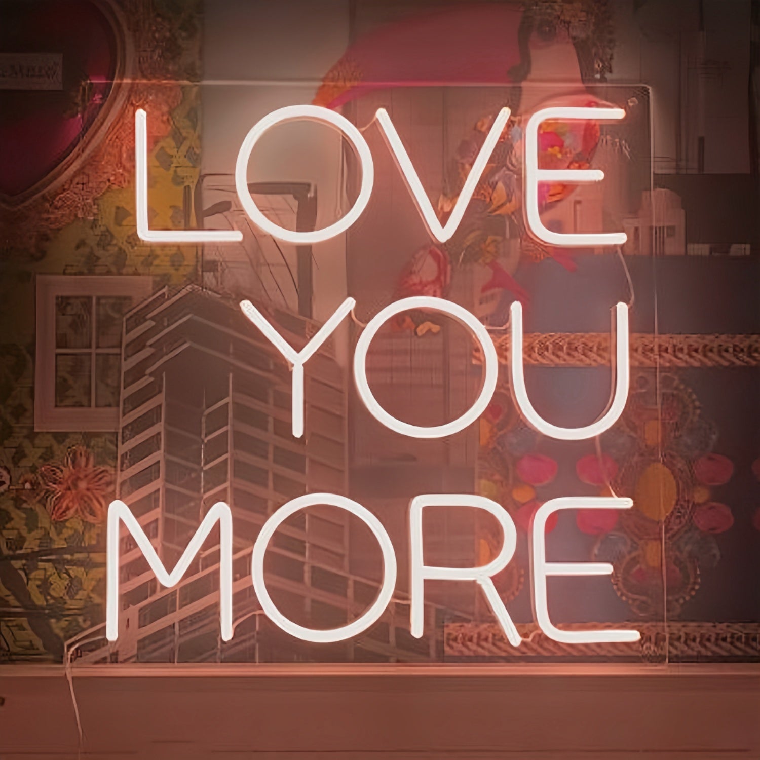 Love You More Neon Sign Express Boundless Affection | Shineneon
