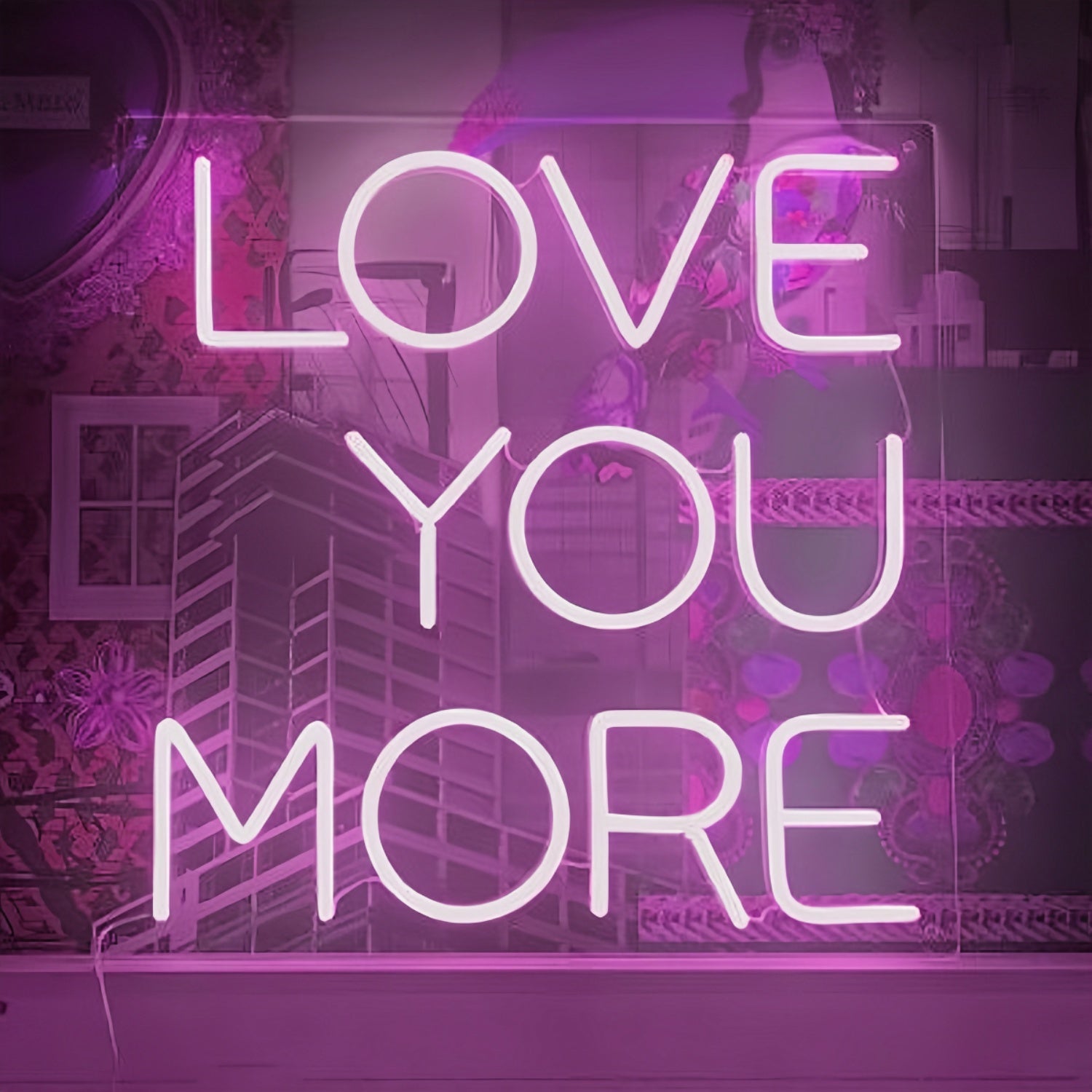 Love You More Neon Sign Express Boundless Affection | Shineneon