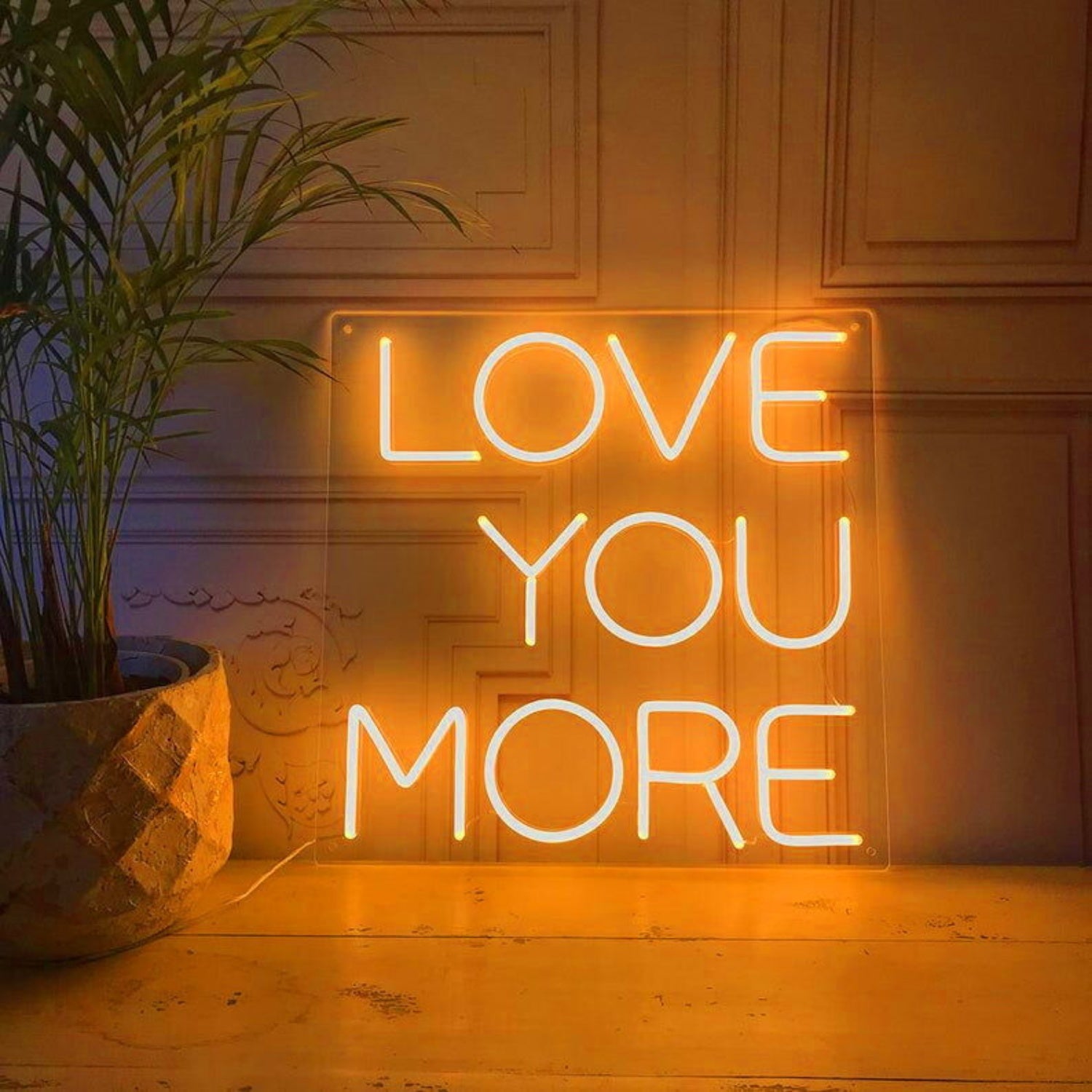 Love You More Neon Sign For Romantic And Loving Spaces | Shineneon