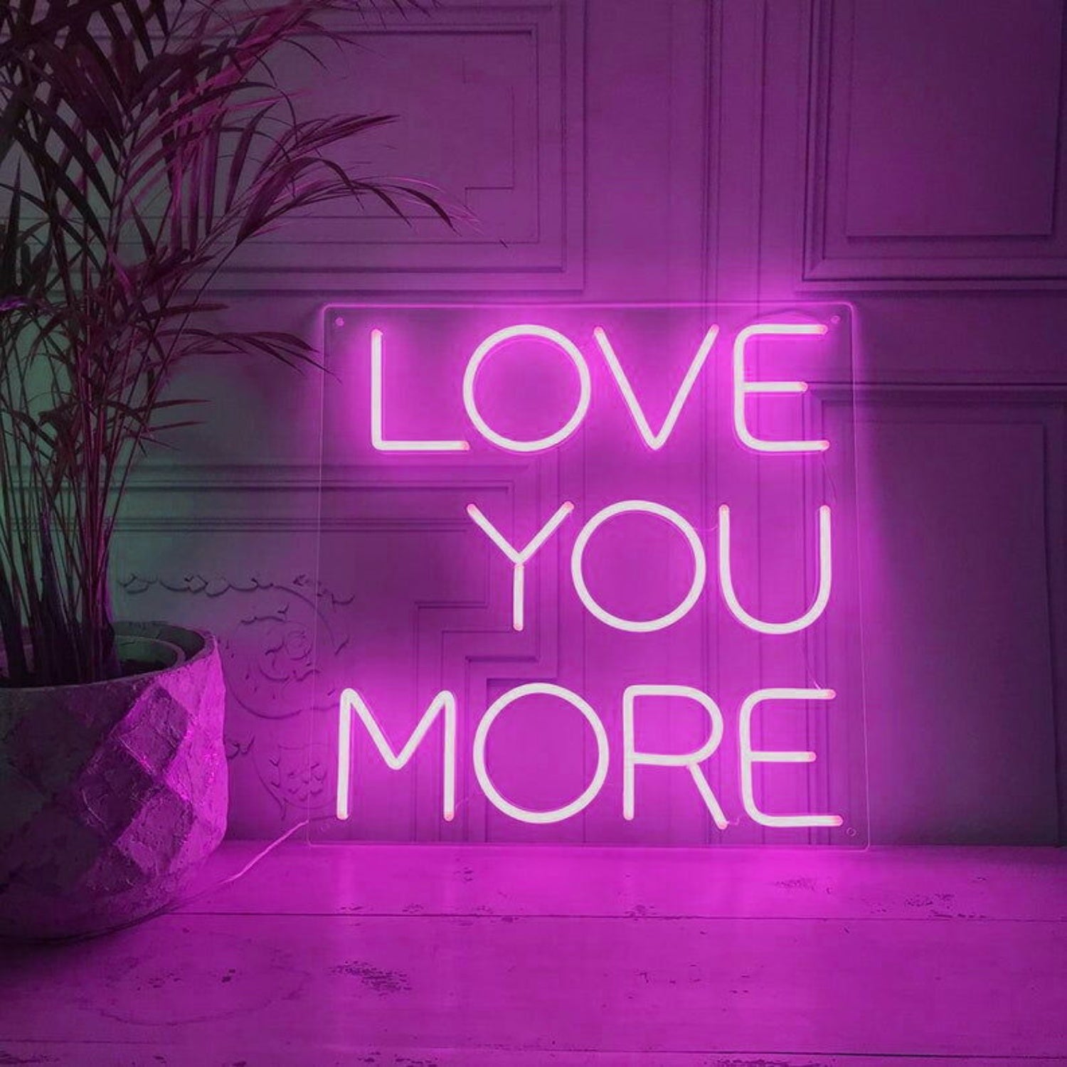 Love You More Neon Sign For Romantic And Loving Spaces | Shineneon