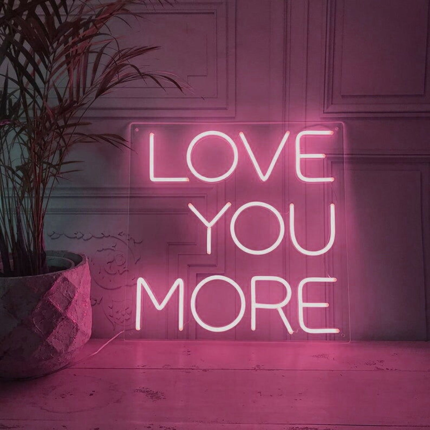 Love You More Neon Sign For Romantic And Loving Spaces | Shineneon