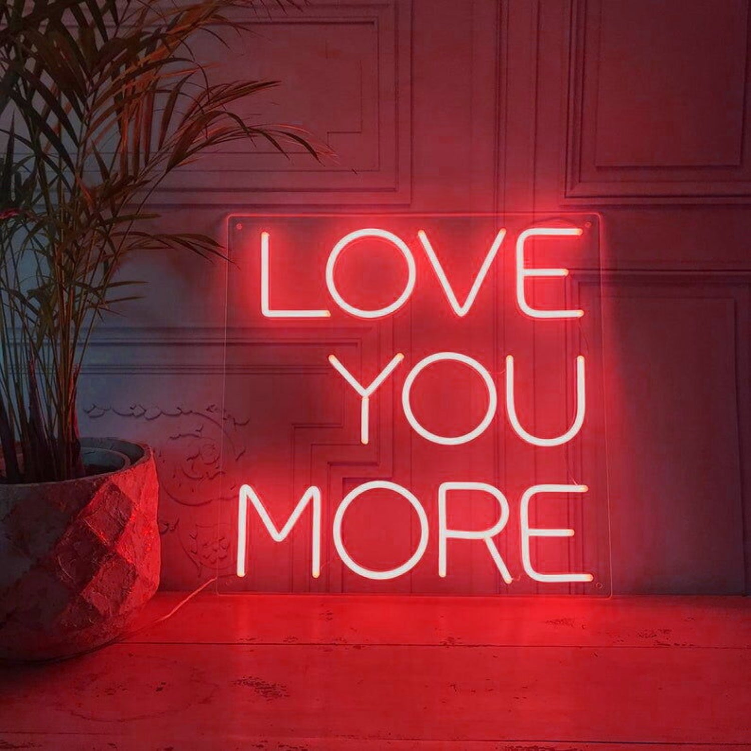 Love You More Neon Sign For Romantic And Loving Spaces | Shineneon