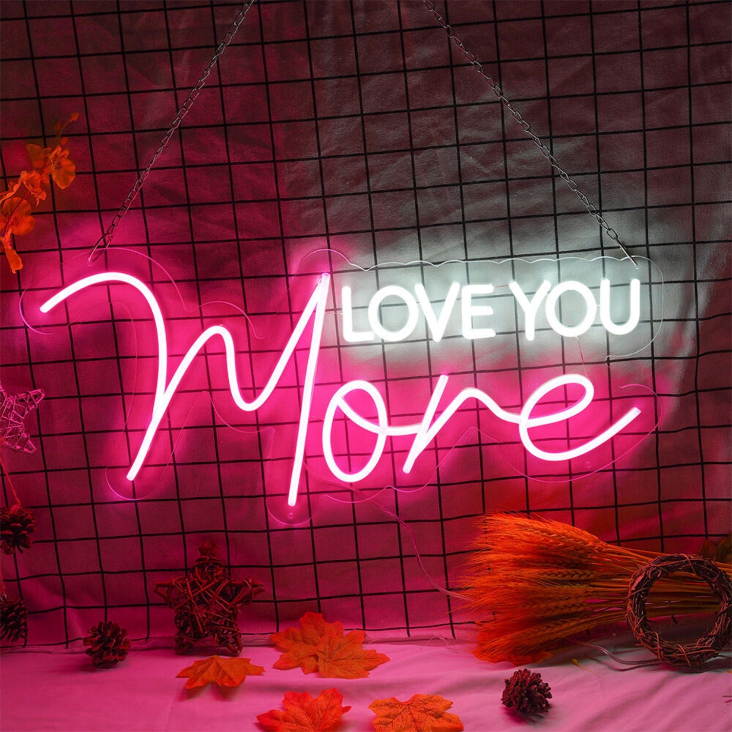 Love You More Neon Sign To Express My Love | Shineneon