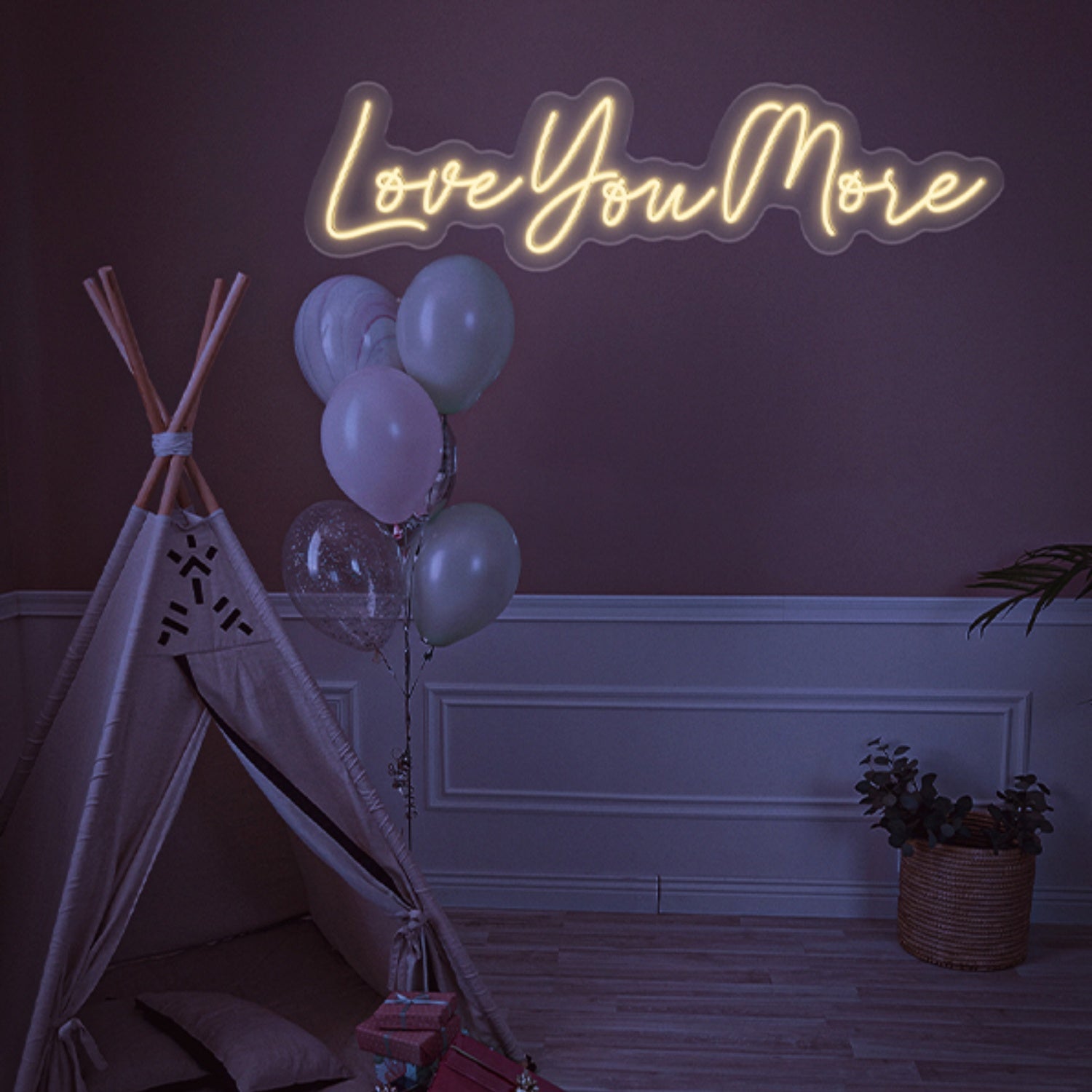 Love You More Neon Sign Wall Art Decor | Shineneon