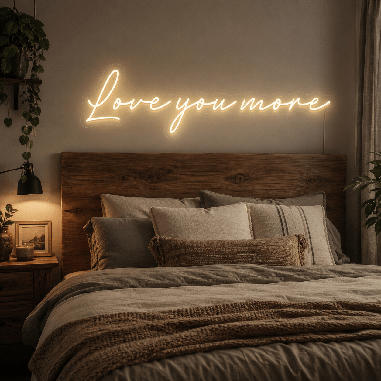 Love You More Wall Decor LED Neon Sign - Shineneon