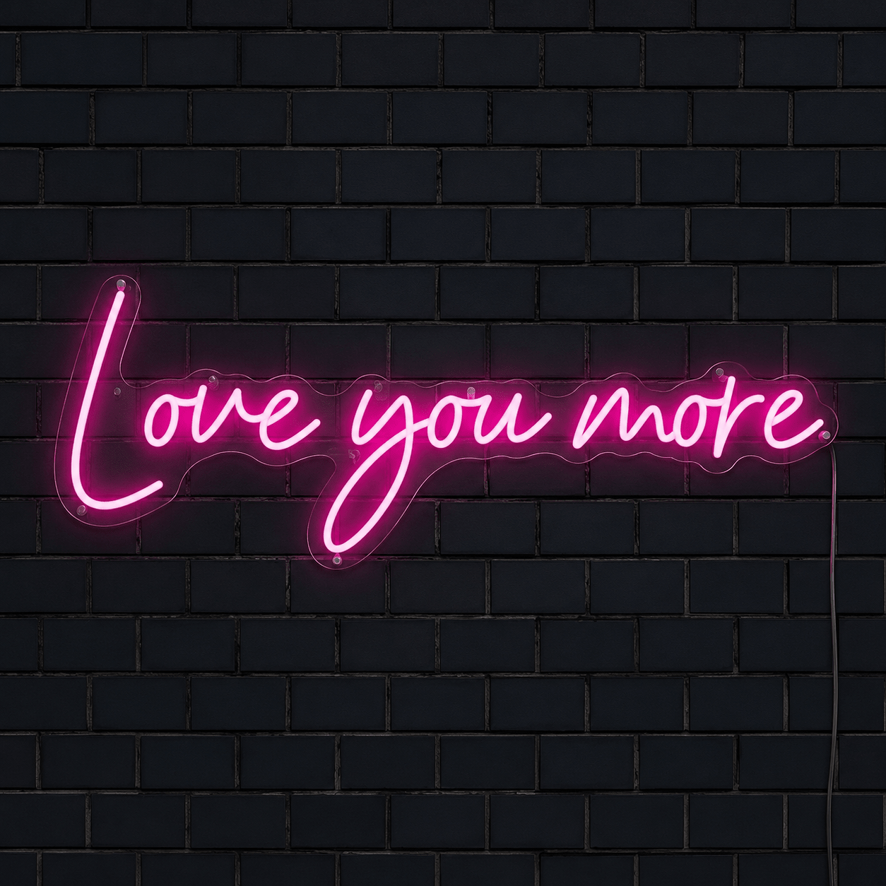 Love You More Wall Decor Room Decor LED Neon Sign - Shineneon