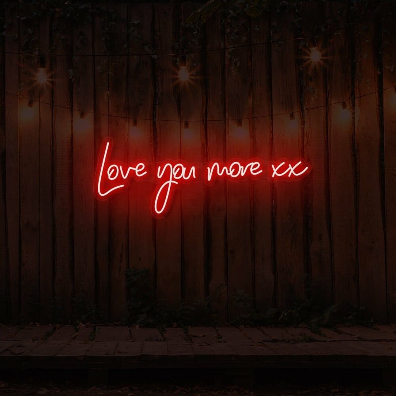 Love You More Xx Led Neon Sign | Shineneon