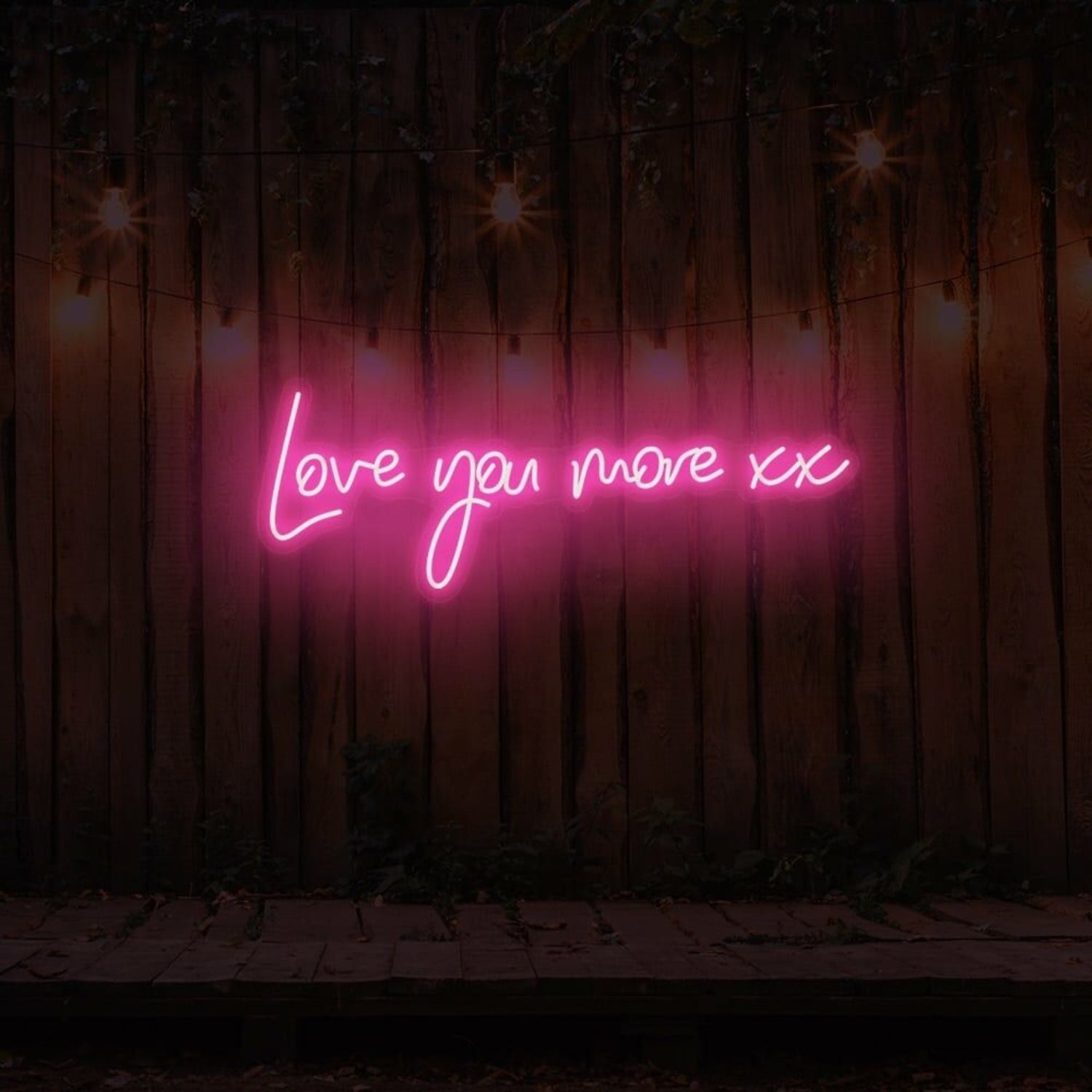 Love You More Xx Led Neon Sign | Shineneon