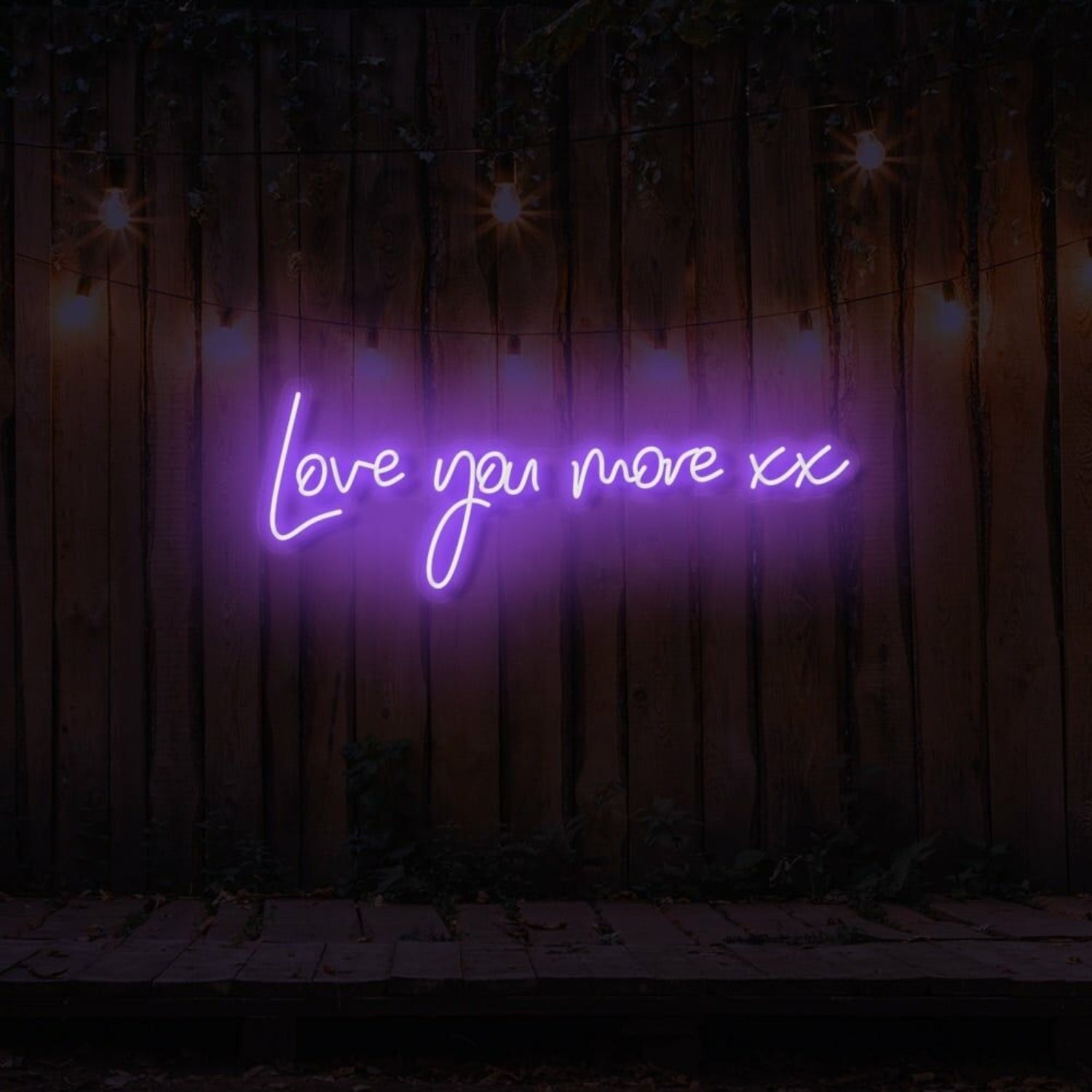 Love You More Xx Led Neon Sign | Shineneon