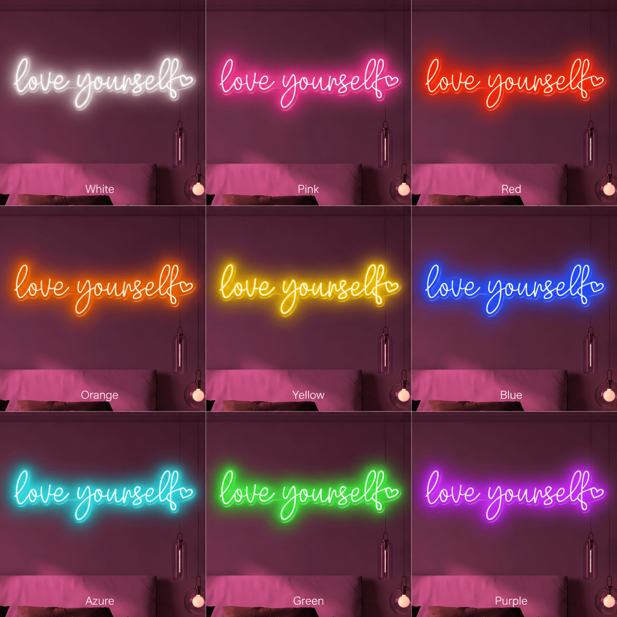 Love Yourself Bedroom LED Neon Sign - Shineneon