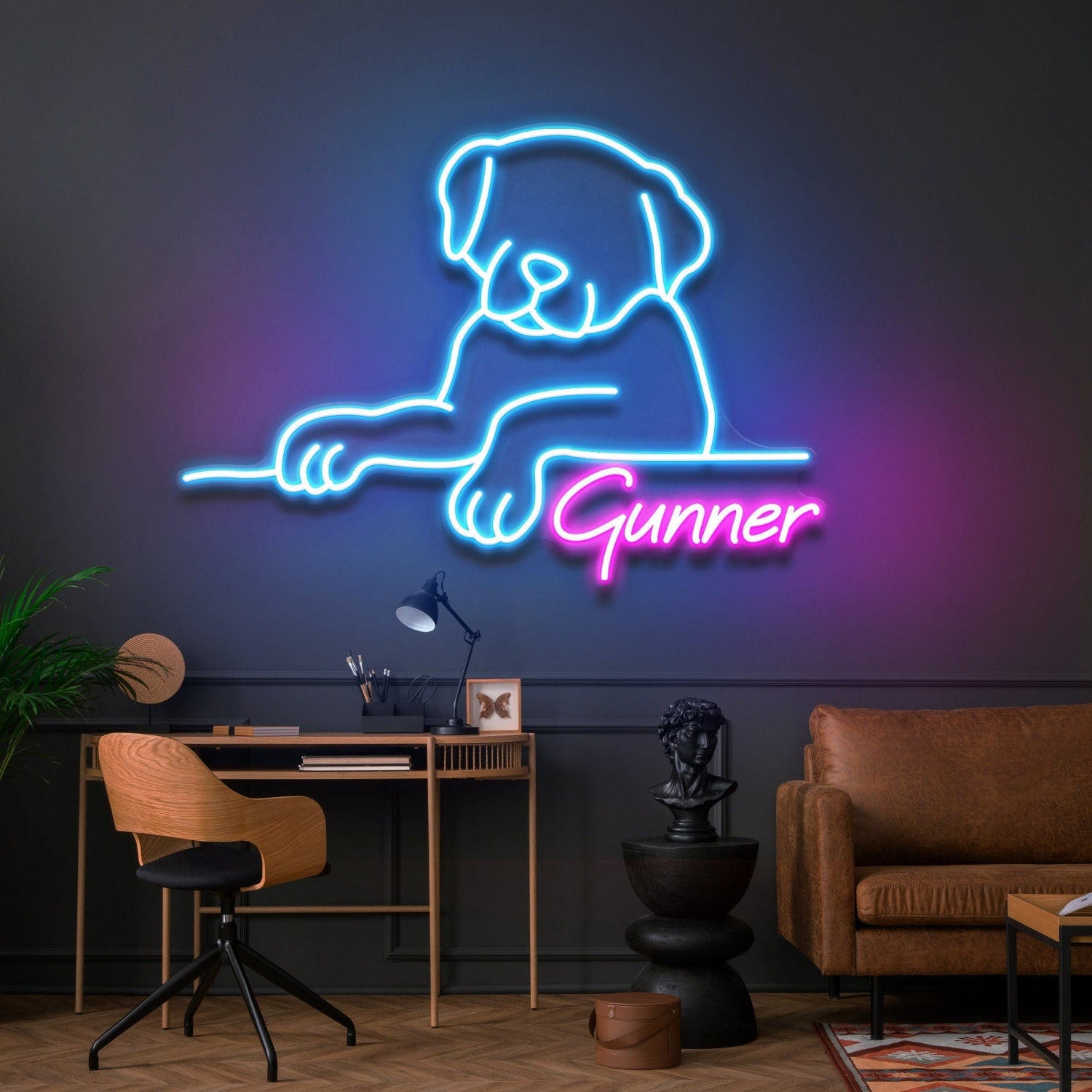 Lovely Dog Led Neon Sign With Your Dogs Name For Pets House | Shineneon