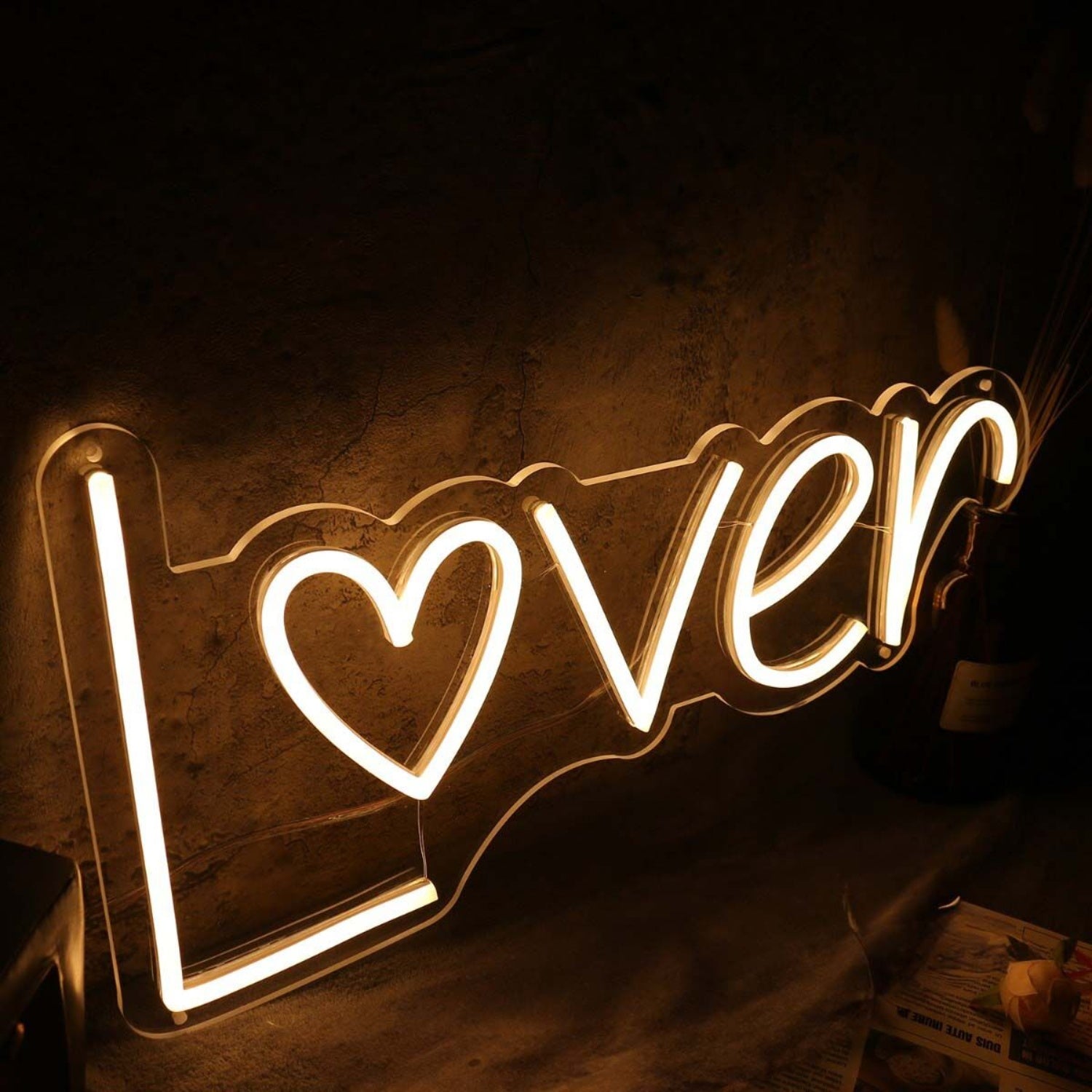 Lover Yellow Neon Sign | Shineneon