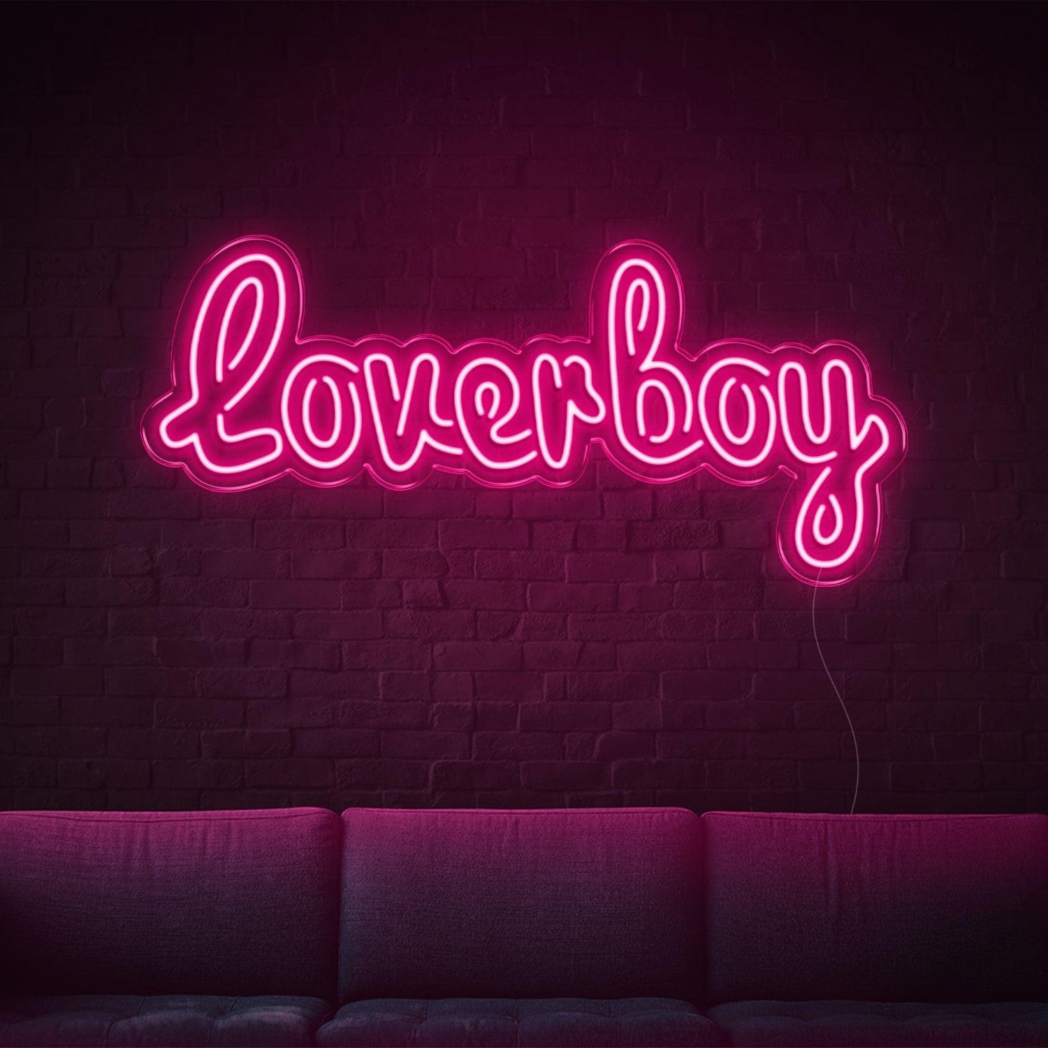 Loverboy Blue Led Neon Sign For Home Bar Cafe Wall Decor | Shineneon