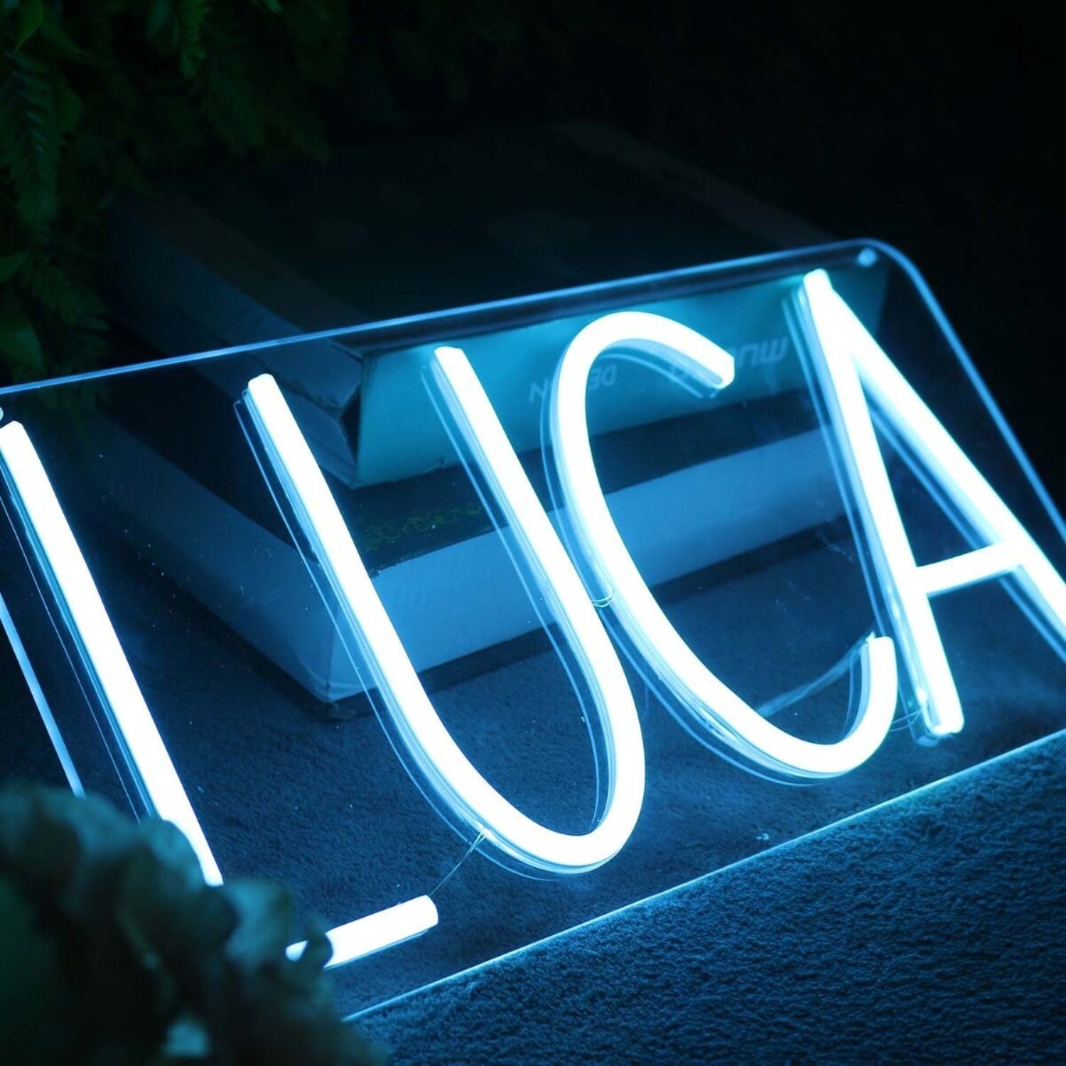 Luca Blue Led Neon Sign - Shineneon