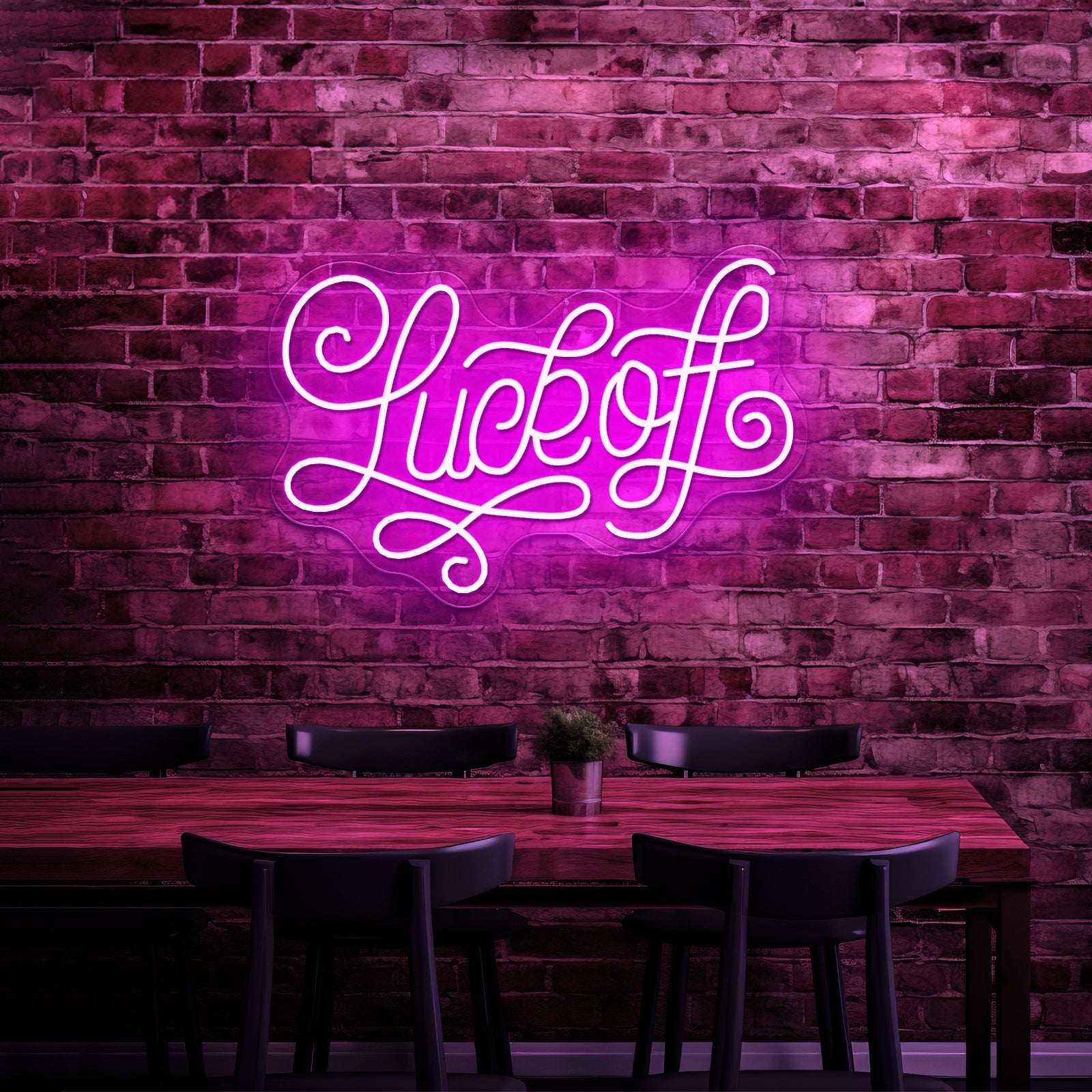 Luck Off By Joanna Behar Aesthetic Neon Signs - Shineneon
