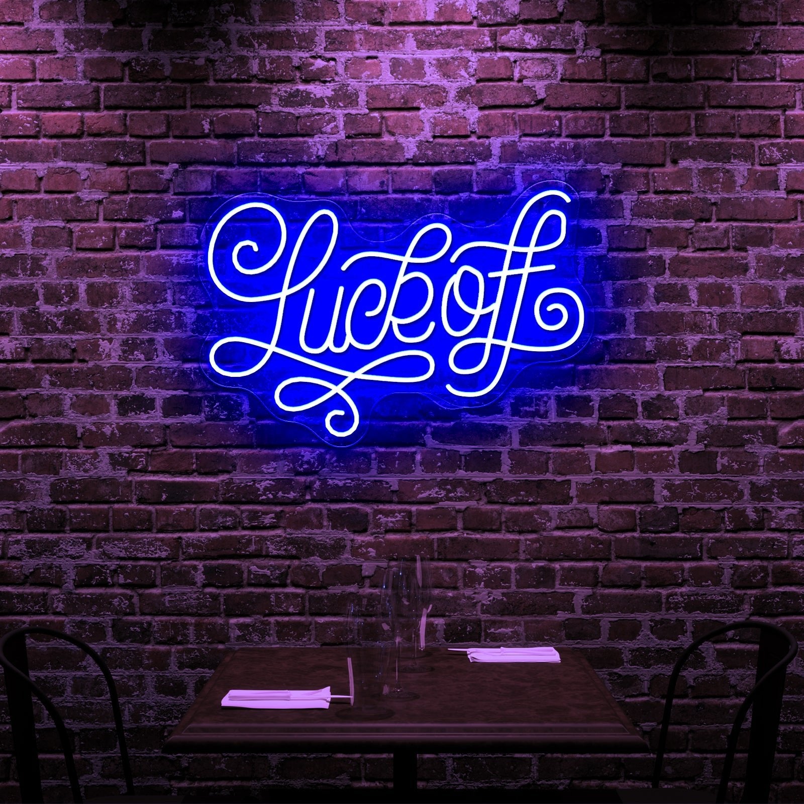 Luck Off By Joanna Behar Aesthetic Neon Signs - Shineneon