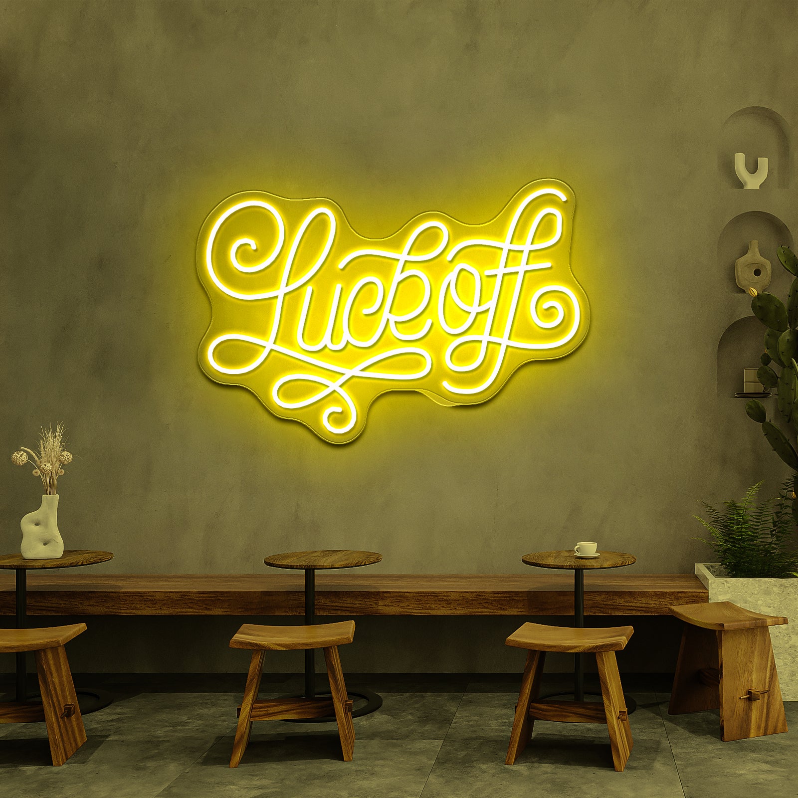 Luck Off By Joanna Behar Aesthetic Neon Signs