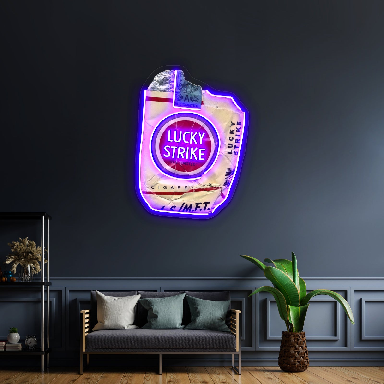 Luckies Lucky Strike Artwork Led Neon | Shineneon