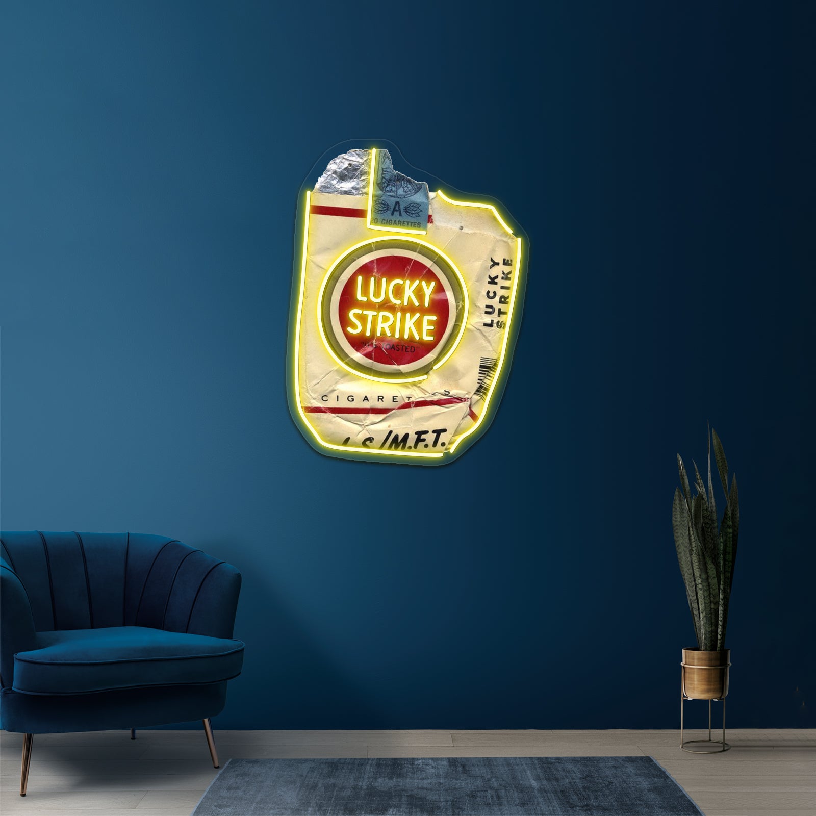 Luckies Lucky Strike Artwork Led Neon | Shineneon