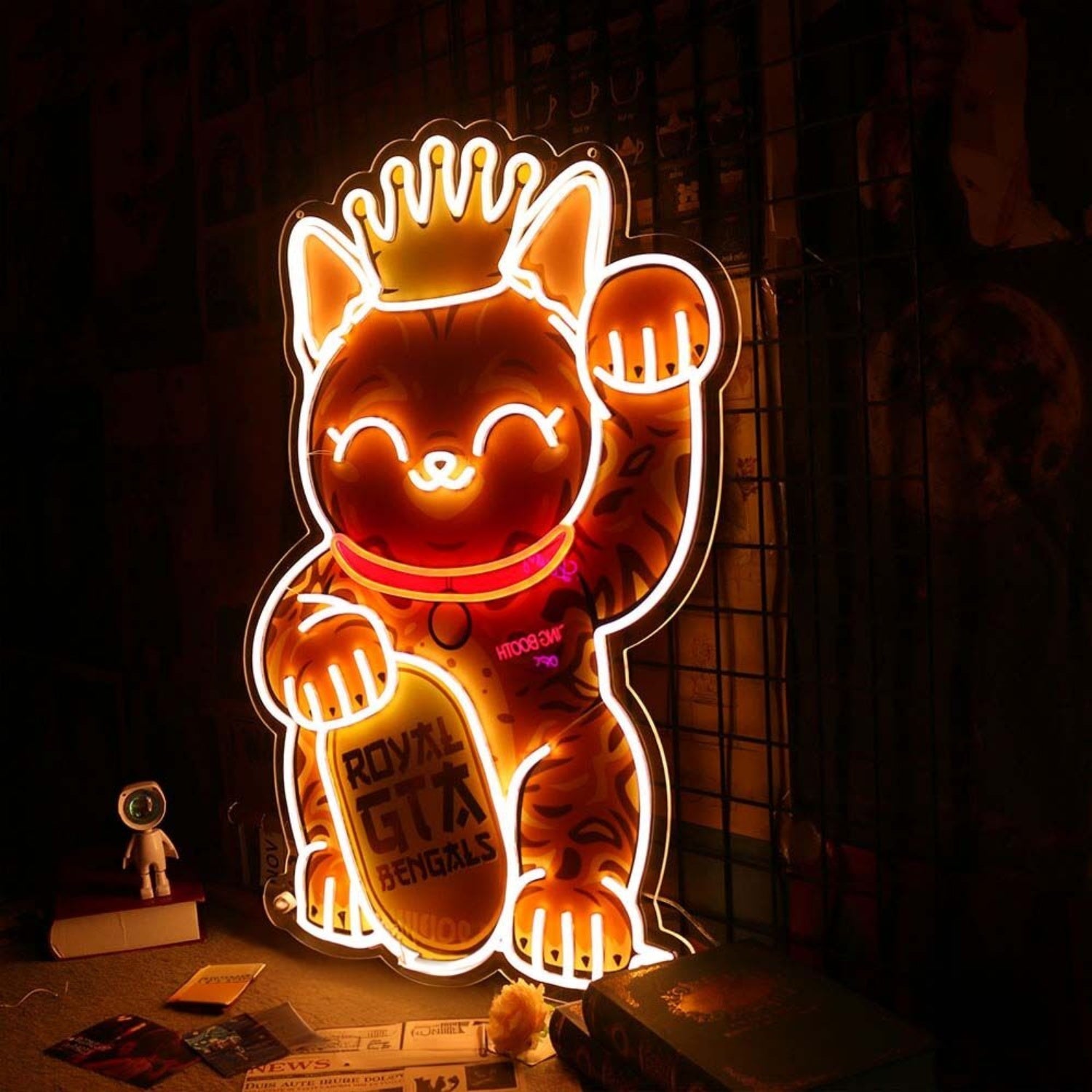 Lucky Cat Led Neon Sign - Shineneon