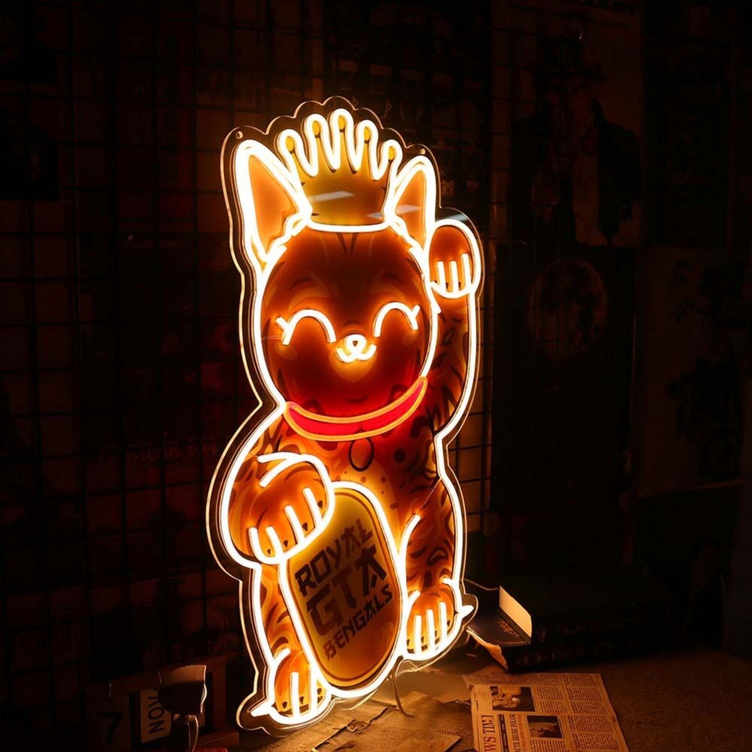 Lucky Cat Led Neon Sign - Shineneon