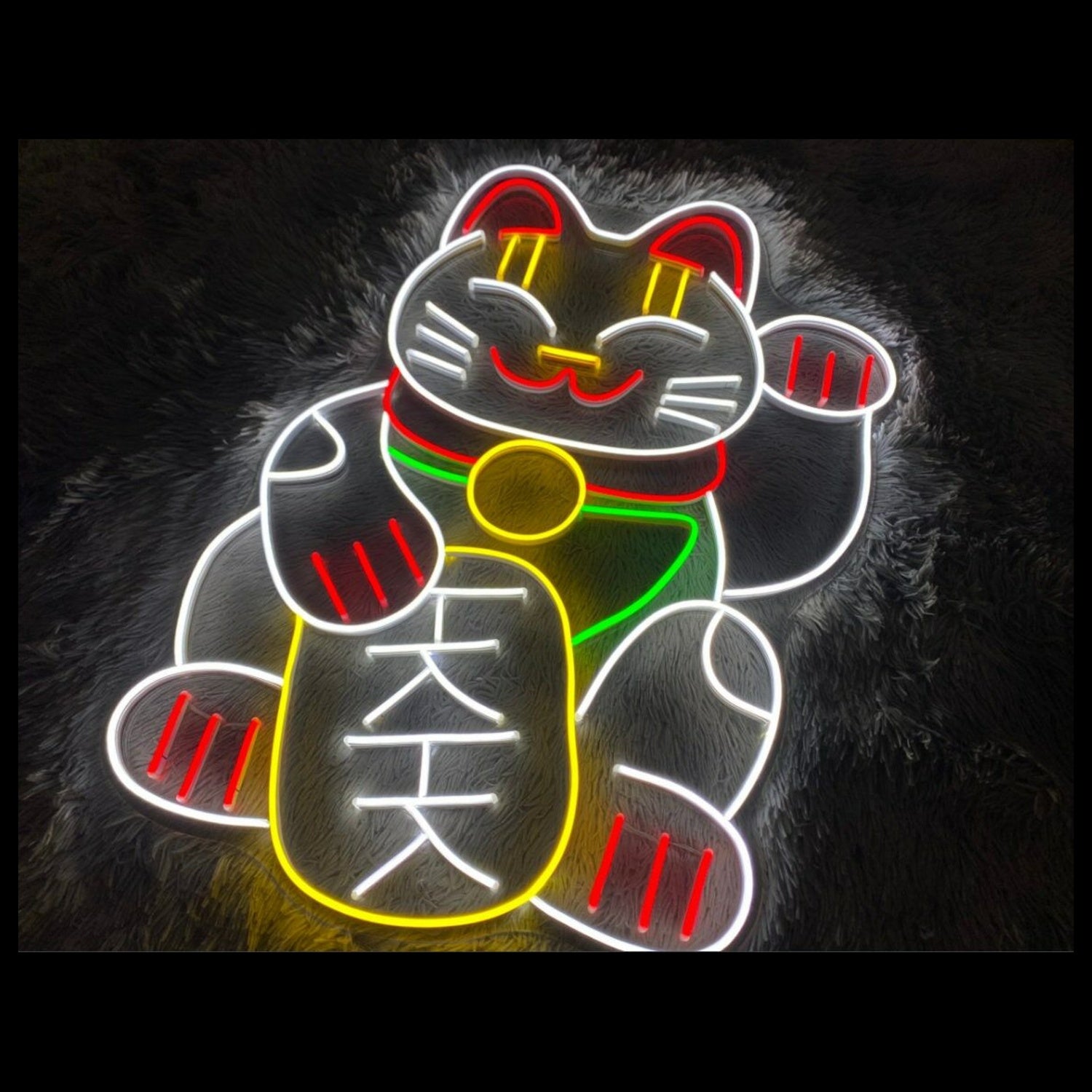 Lucky Cat V2 Led Neon Sign - Shineneon