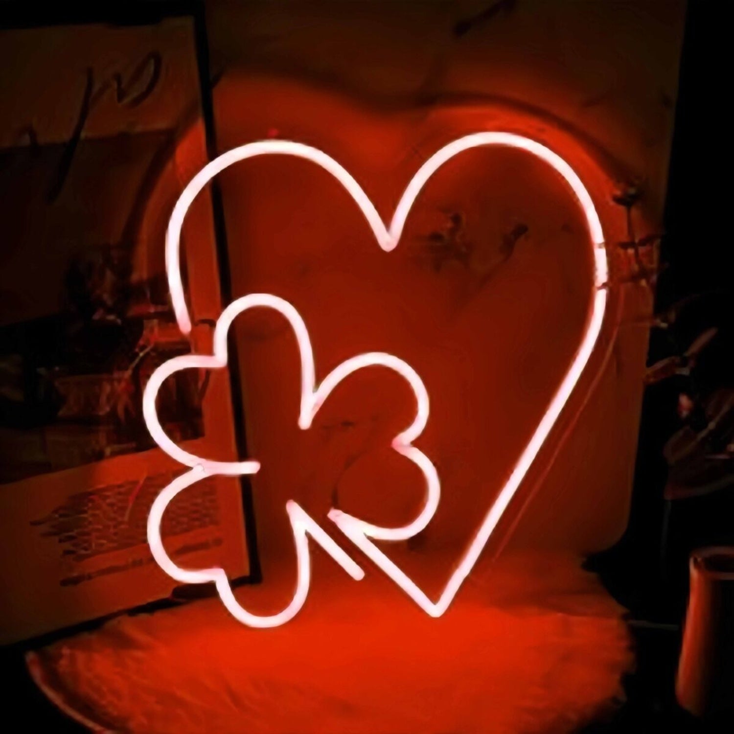 Lucky Heart Love Deco Neon Sign | Shineneon