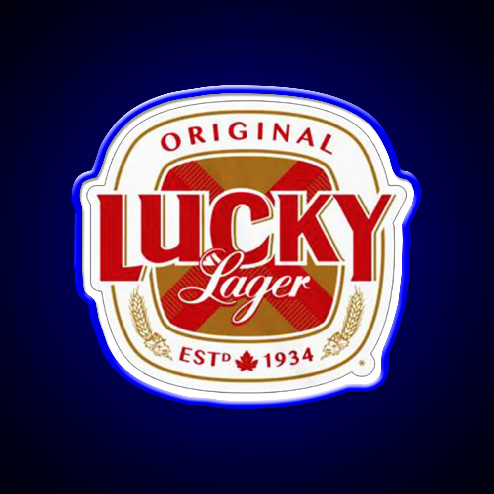 Lucky Lager San Francisco Beer Logo Beer Bar Decor Led Neon Sign Rgb Color - LED neon sign view 5