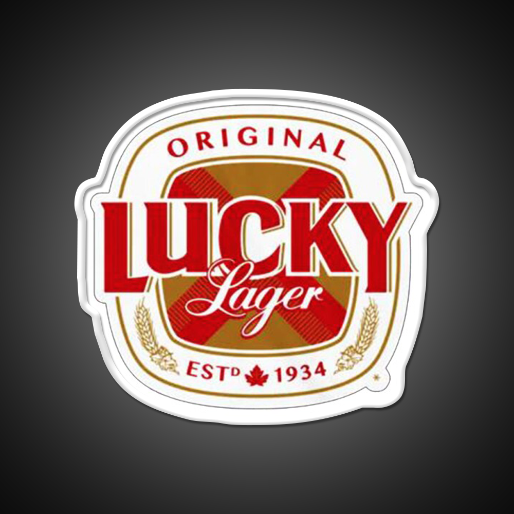 Lucky Lager San Francisco Beer Logo Beer Bar Decor Led Neon Sign Rgb Color - LED neon sign view 11