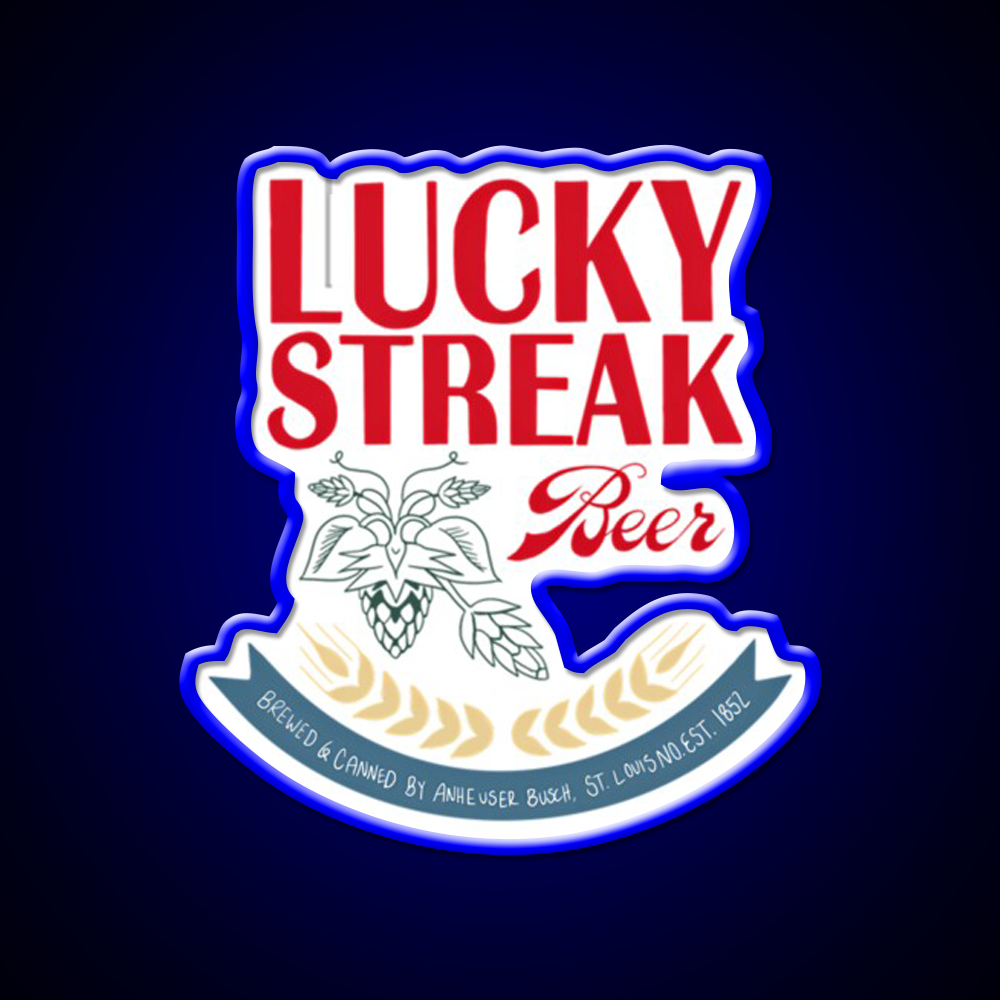 Lucky Streak Beer Bar Decor Led Neon Sign Rgb Color - LED neon sign view 5