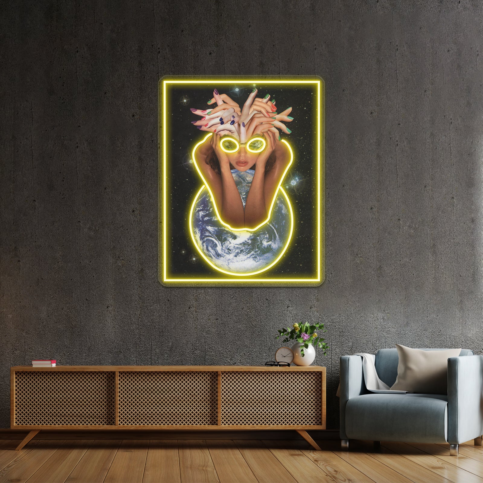 Lucy In The Sky Wall Artwork Neon Signs | Shineneon