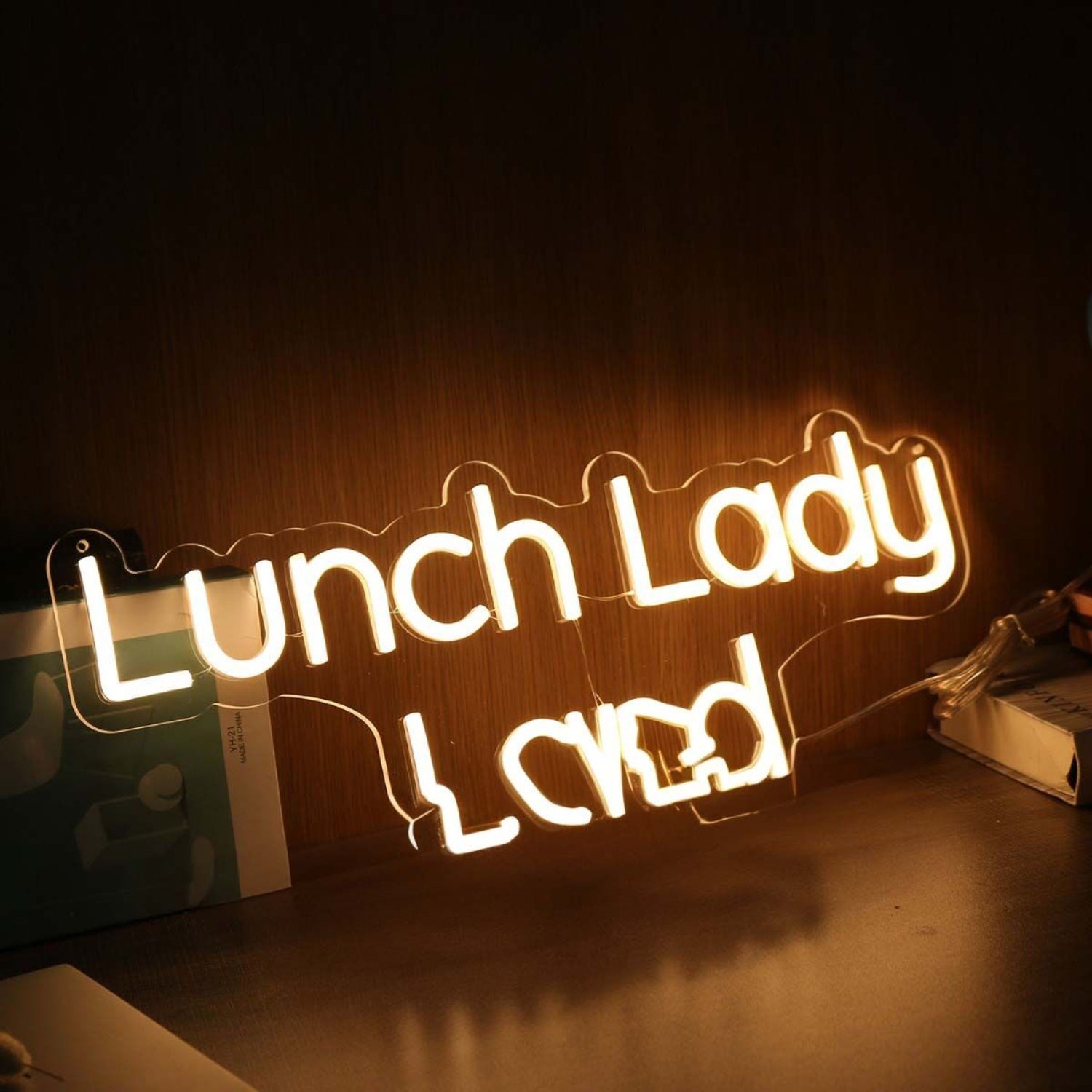Lunch Lady Land Yellow Led Neon Sign | Shineneon