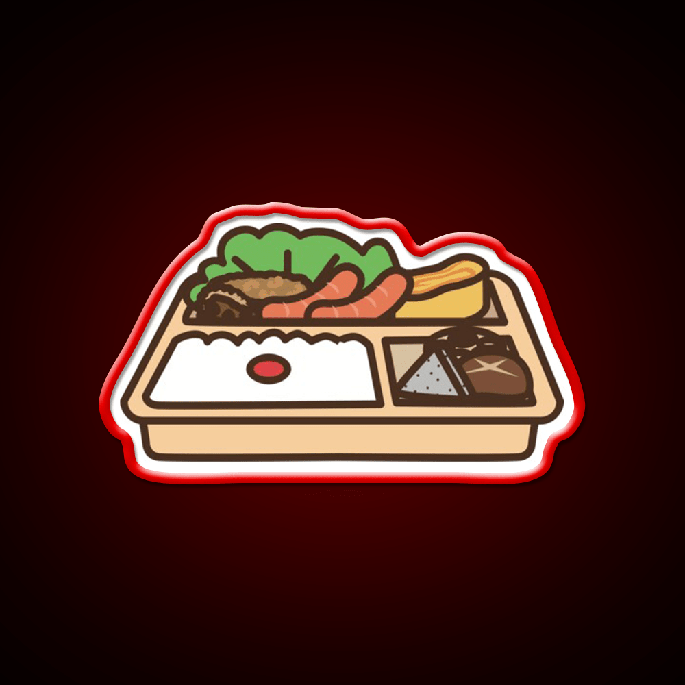 Lunch Tray Led Neon Sign Chinese Food Rgb Color - Shineneon