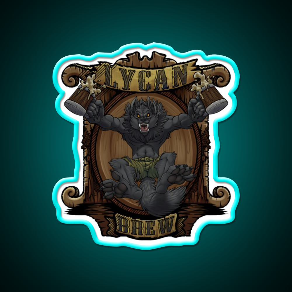 Lycan Brew Beer Bar Decor Led Neon Sign Rgb Color