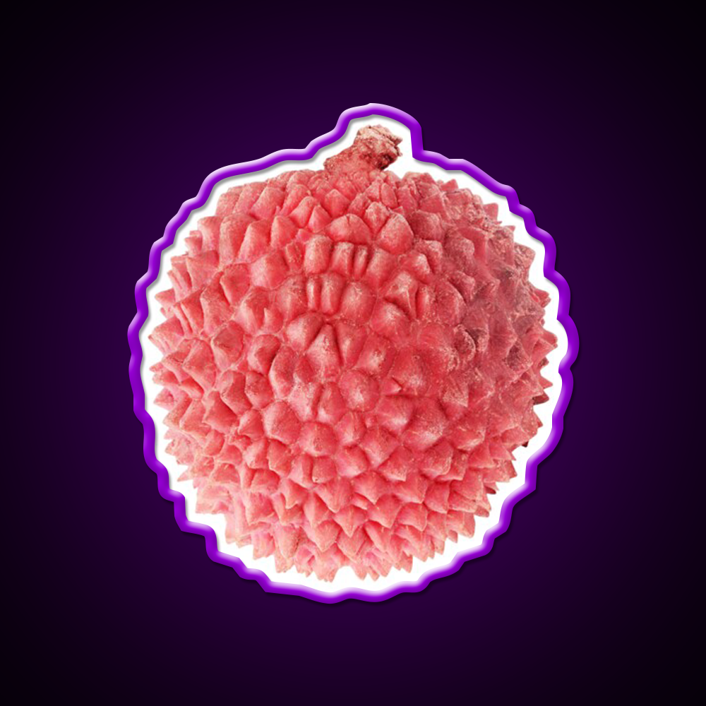 Lychee Fruit Led Neon Sign Chinese Food Rgb Color