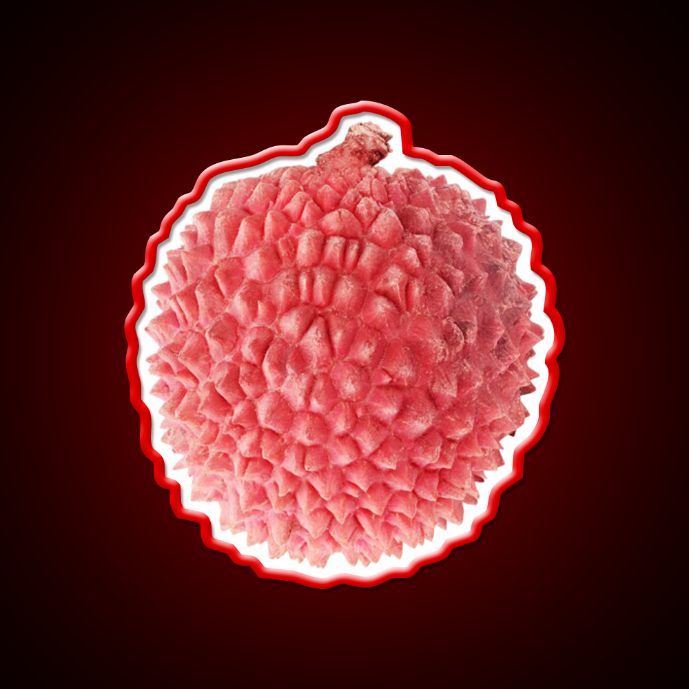 Lychee Fruit Led Neon Sign Chinese Food Rgb Color