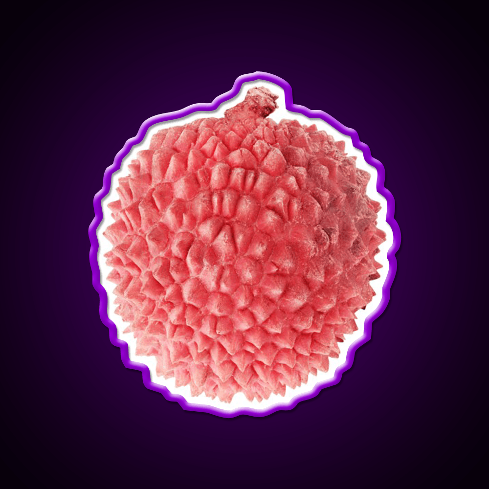 Lychee Fruit Led Neon Sign Chinese Food Rgb Color - Shineneon