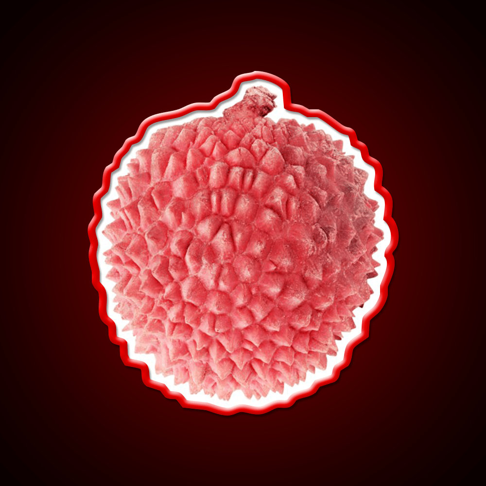 Lychee Fruit Led Neon Sign Chinese Food Rgb Color - Shineneon