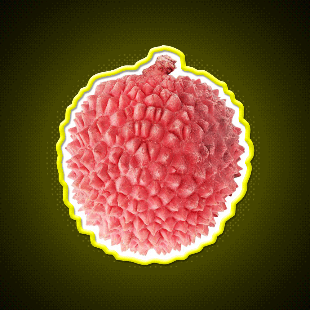 Lychee Fruit Led Neon Sign Chinese Food Rgb Color