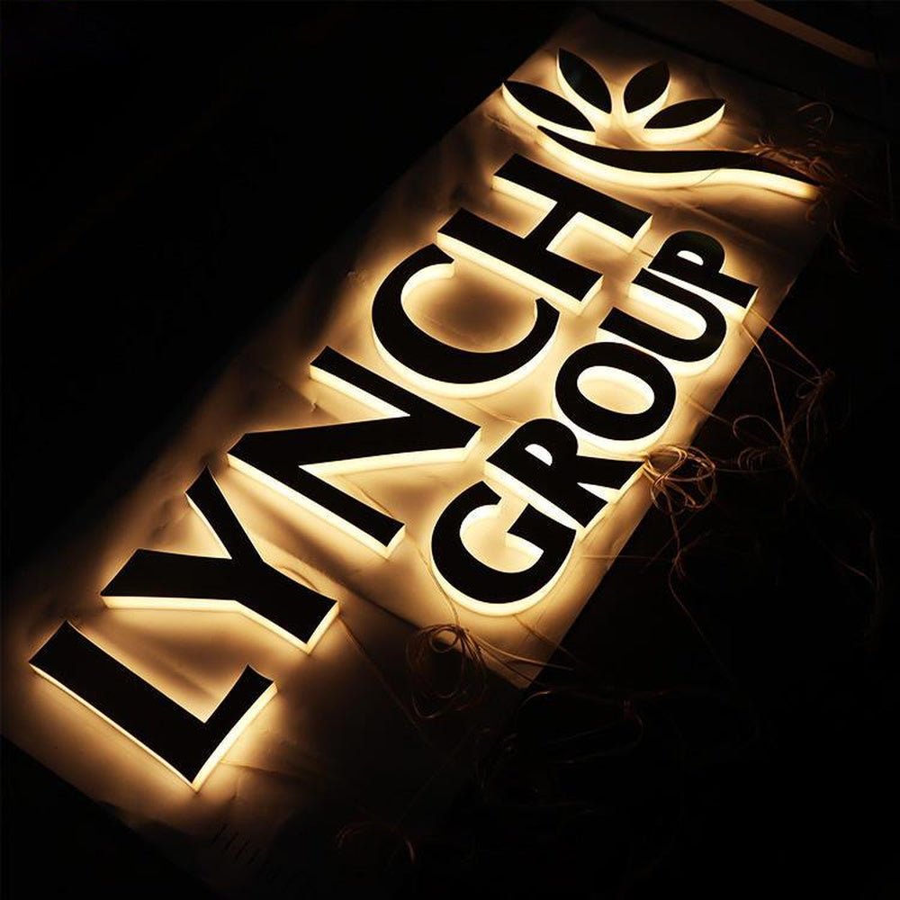 Lynch Group 3D Frontlit Letters Metal Led Sign - Shineneon