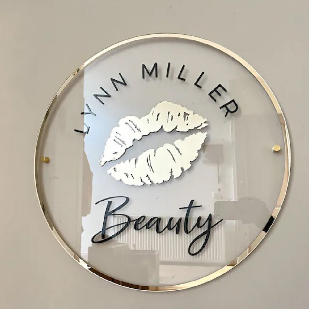 Lynn Miller Beauty Acrylic Business Logo Sign - Shineneon